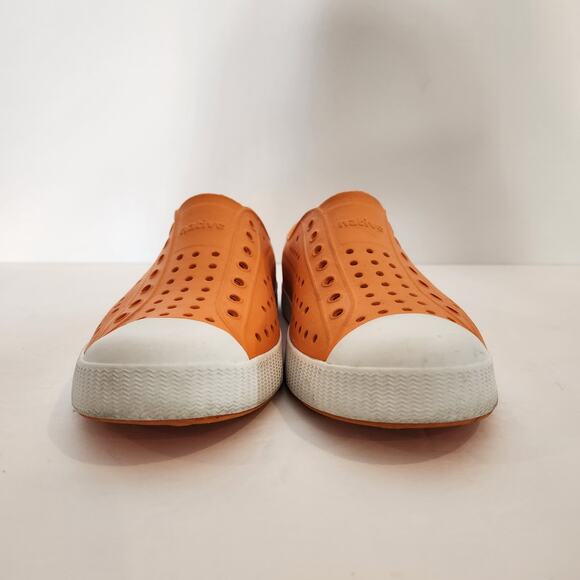 NATIVE SHOES Jefferson CLASSIC Orange Lightweight Slip On Big Kids|Juniors 4 - Picture 2 of 8